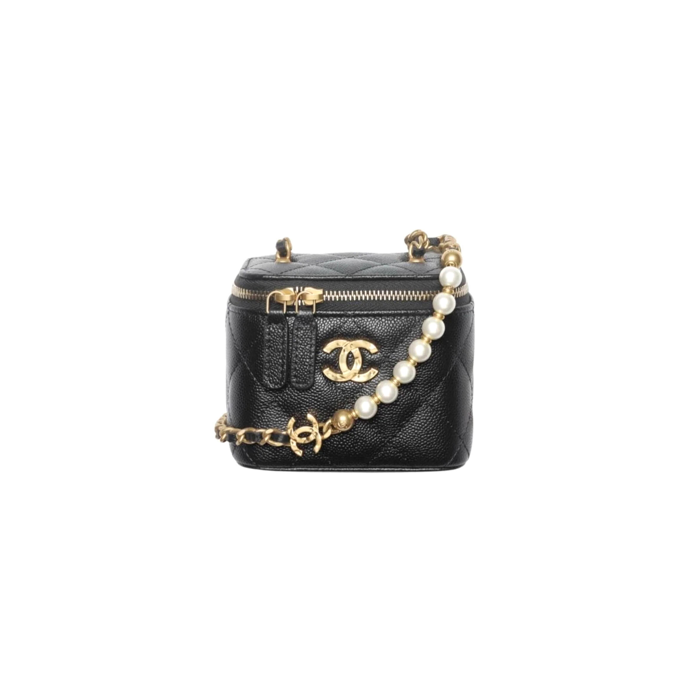 CHANEL MASTER PETIT VANITY AVEC CHAIN AP4583 (11*8.5*7cm)
